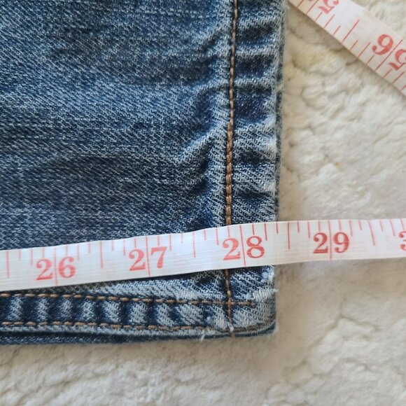 Levi's 559 relaxed straight jeans men's 34x28 faded denim blue  Y2K - Picture 10 of 11